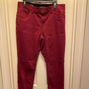 Liz Claiborne Flexifit Sara pants. Size 12. Wine/burgundy in color.